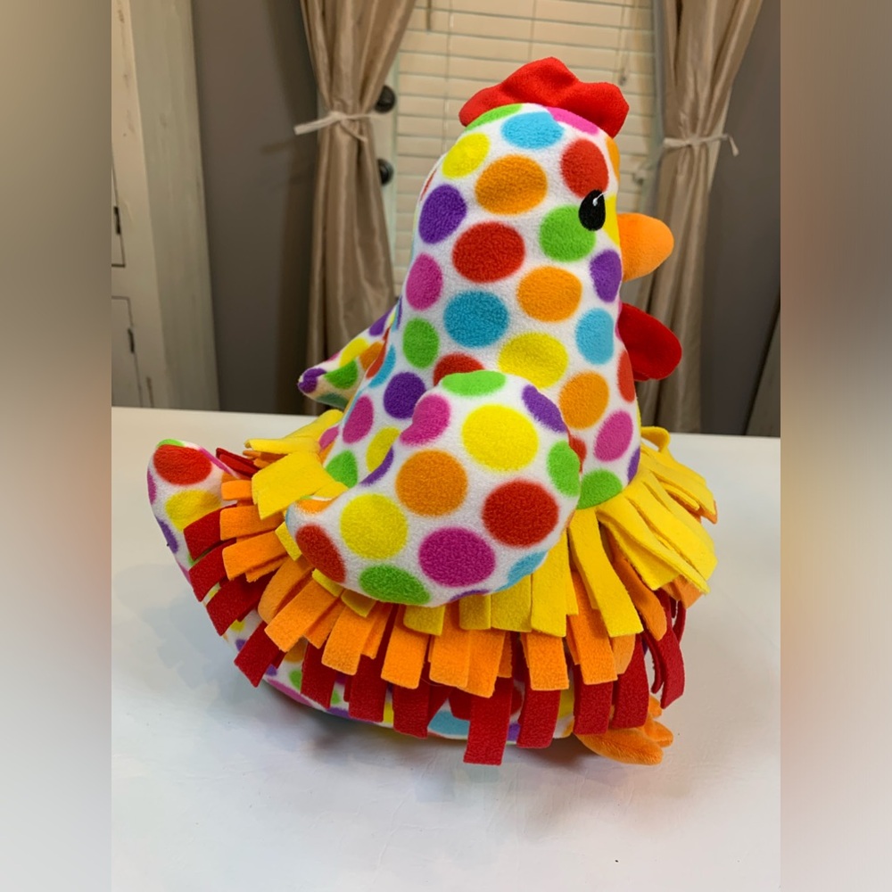 Bee Posh By Melissa & Doug 12" Dotty Chicken EUC - Picture 4 of 7